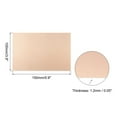 thumbnail image 2 of Uxcell 150 x 100 x 1.2mm FR4 Double Side PCB Copper Clad Board 2 Pack, 2 of 5
