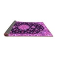 thumbnail image 2 of Ahgly Company Indoor Round Medallion Purple Traditional Area Rugs, 7' Round, 2 of 4