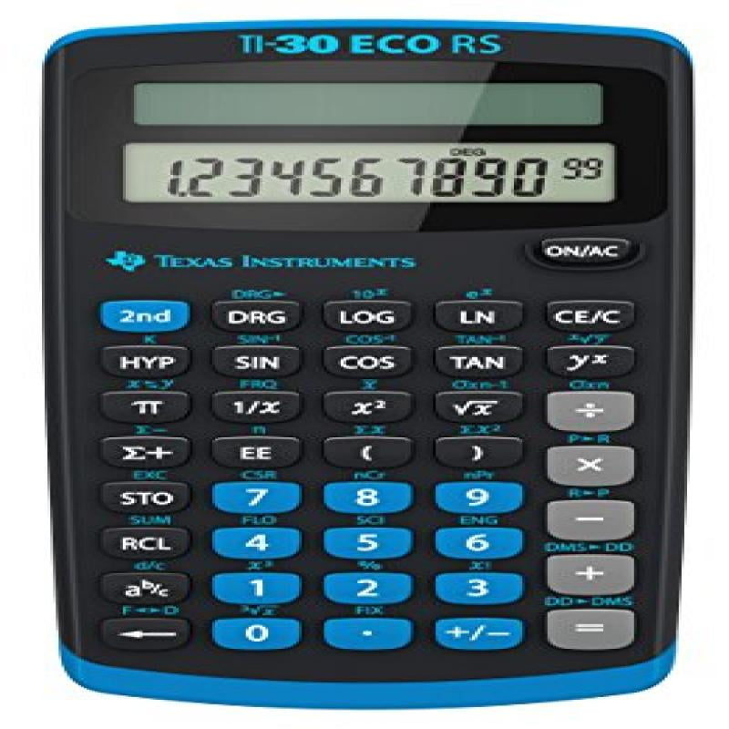 Texas Inst. TI30 Eco RS Scientific Calculator Walmart