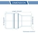 thumbnail image 3 of Ofertas Únicas 1 Juego de Acoplador de Manguera de Silicona de 127mm/5" de Longitud con Abrazaderas Manguera de Silicona Manguera de Refrigerante Universal Negra 63mm/2.48"-70mm/2.76" ID, 3 of 7