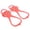 Red, variant on Rupoun Anti Skid 5 Teeth Crampons Strong Grip Durable Winter Climbing Shoes Cover for Ice Snow Mountaineering Walking Jogging Ice Fishing Blue M (9.84 inches / 25.00 cm length)