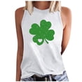 thumbnail image 2 of PNTUTB St. Patrick's Day Women's Fashion Print Casual Sleeveless Crew Neck Pullover Comfortable Tank Tops, 2 of 6