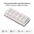 thumbnail image 4 of Programmable Keyboard, 12 Key USB Gaming Keyboard , Hot Swappable Mechanical Keyboard with Red Switch, Customized Wired Keyboard for Video Game Work, 4 of 7