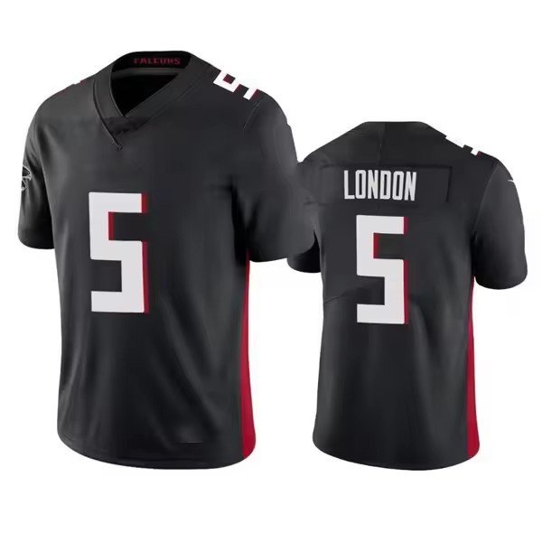 Falcons Jersey #7 Robinson #18 Cousins #5 London 8 Pitts Embroidered Football Uniform Replica Player Name Jersey
