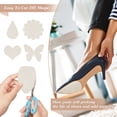 thumbnail image 5 of 4 Sheets Self Adhesive Felt Sheets 8x9.96 Inch Non Slip Fabric Patch Dance Shoes Protector Pads Sticker Adhesive Fabric Sheets Light Grey, 5 of 7