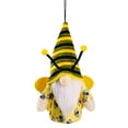 thumbnail image 2 of Bumble Bee Plush Mr and Mrs Honeybee Spring Plush home Ornaments Tomte Elf World Bee Day Decor, Swedish Figurine Table Shelf Tiered Tray Decorations Spring Bee #01 A, 2 of 6