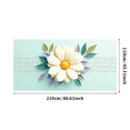thumbnail image 5 of Colorful Floral Themed Banner with Butterflies Ladybugs Bubbles Background Party Decoration Backdrop for Garden Parties Outdoor Gatherings Spring Celebrations and Photo Shoots, 5 of 7