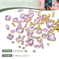 thumbnail image 2 of Uxcell Sew on Rhinestones Base Crystal Gems, Fit for Jewelry Clothes Costume Dress Garments Crafts - Mixed Shapes Crystal Purple, 2 of 7