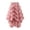 Pink, variant on Womens Midi Skirt A Line Fairy Elastic Waist High Waist Mesh Solid Color Irregular Ruffled Cake Skirt