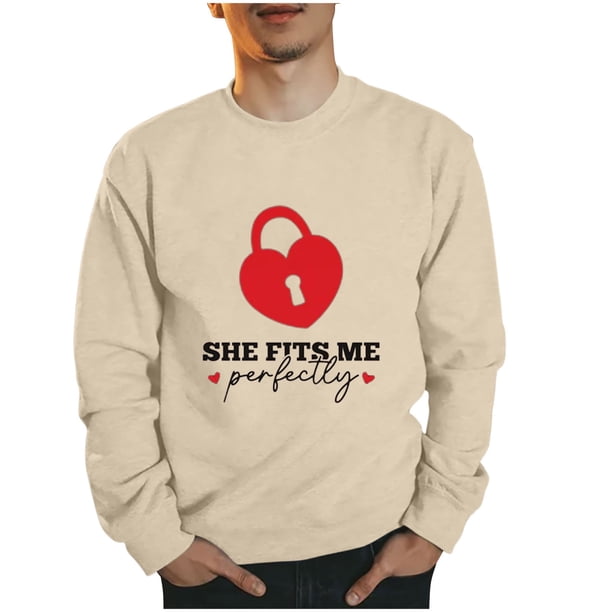 Sudaderas sin capucha para hombre, estilo casual, a la moda, con cuello redondo, estampado, de manga larga, blusas de manga larga y cuello redondo, blusas de poliéster para hombre