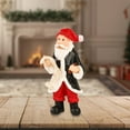 thumbnail image 3 of Figura decorativa de resina de Papá Noel para decoración navideña en sala de estar. Escultura navideña de Papá Noel para el hogar, fiestas y escritori Sosteniendo un bolígrafo, 3 of 8