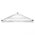 thumbnail image 2 of Shelving Inc. 18"d Triangle Corner Wire Shelving with 4 Tier Shelves - 54" h, Weight Capacity 800lbs Per Shelf, 2 of 4