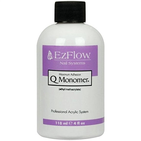 EZ Flow Q Monomer False Nails, 4 Fluid Ounce
