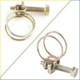 thumbnail image 2 of 10pcs abrazadera de manguera clip ajustable Doble Alambre de agua for manguera rosca del tornillo de la abrazadera de acero inoxidable Tubo Tubo zincado clip del aro, 2 of 6