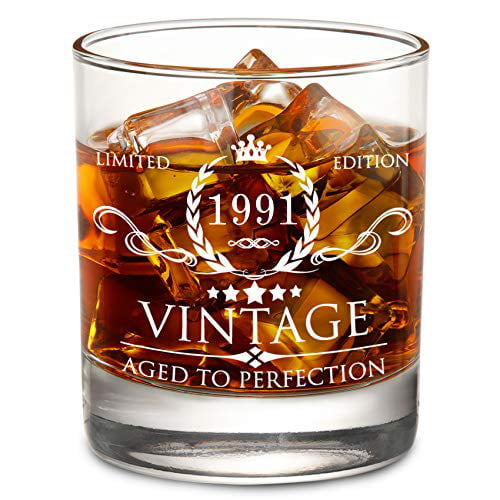 Vintage 1991 30th Birthday Shot Glass