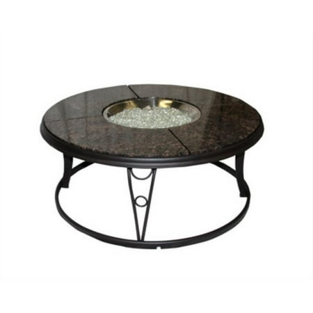 Outdoor Greatroom Cfp42 K 42 Inch Round Fire Pit Table With Outdoor Greatroom Cfp42 K 42 Inch Round Fire Pit Table With Granite Top And
