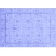 thumbnail image 1 of Ahgly Company Machine Washable Indoor Rectangle Oriental Blue Traditional Area Rugs, 8' x 12', 1 of 4