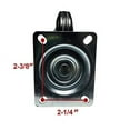 thumbnail image 2 of 4-Pack of 3" Small Solid Rubber Casters (2 Swivel and 2 Fixed), 2 of 4