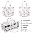 thumbnail image 2 of Large Capacity Tote Bag,Fairy Tale Princess Pattern Handbag Fashion Luxury Tote Bag,15.7"x13"x 5.1" Inches,Laptop Compatible, 2 of 6