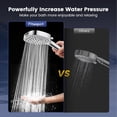 thumbnail image 2 of Filtered Shower Head with Handheld, High Pressure 7 Spray Showerhead with Filters, Detachable Shower Heads, Water Softener Filters for Hard Water - Remove Chlorine, 2 of 7