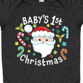 thumbnail image 4 of Inktastic Baby's 1st Christmas Santa with Candy Canes Boys or Girls Baby Bodysuit, 4 of 5