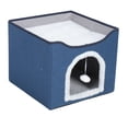 thumbnail image 3 of Foldable Cat Cave Bed,Foldable Cat House Cat  House Warm Cave Cat House Cat Sofa Bed Foldable Microfiber Tent  For Kitten Cats Small Dogs Puppy Small Pets, 3 of 8