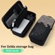 thumbnail image 2 of Bolsa de almacenamiento portátil OLED para zelda Switch, bolsa protectora de viaje, estuche de transporte escarlata y violeta para NS Nintendo Switch gym unisex, 2 of 2
