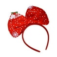 thumbnail image 4 of Diadema con lazo navideño, aro para el pelo con lazo, aro para el pelo navideño para mujeres y niñas, fiesta de cosplay, escolares, regalos de, 4 of 8