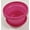 Pink, variant on Austin Planter 7.5 Inch Flower Pot and Saucer Black Colored Polypropylene (Single) Made in USA
