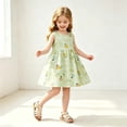 thumbnail image 6 of ATOGUTA Dresses For Girls Straps Party Dresses Cute Printed Sleeveless Beach Sundress, Size 1T-11, 6 of 6