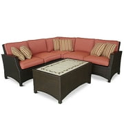 6 Pc Woven Deep Seating Set