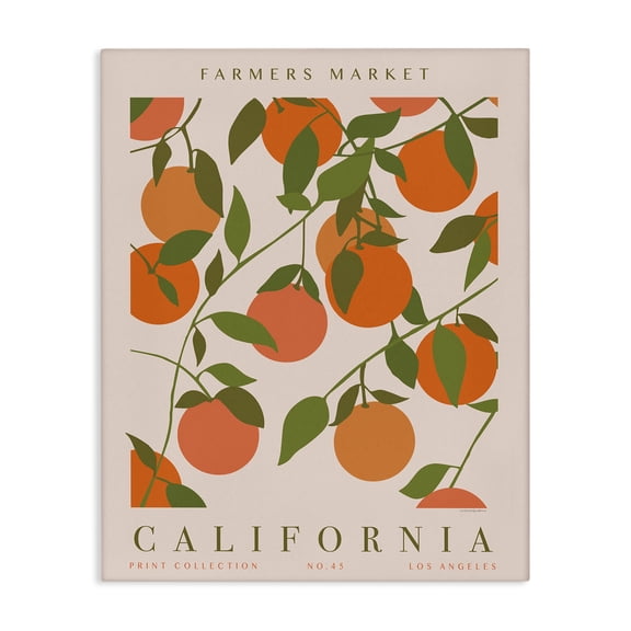 Stupell Industries California Farmers Market Food & Beverage Painting Gallery Wrapped Canvas Art Print Wall Art, 30 x 40