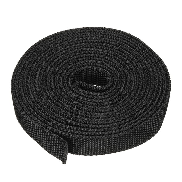 Unique Bargains 0.7' ID 10FT Nylon Protective Hose Sleeve, Cable Cover Sheath Protection, Black