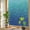 Turquoise Blue, variant on Teal Blue Ombre Privacy Window Film, Decorative Stained Glass Window Film, Modern Abstract Art Gradient Aesthetics Resuable Rainbow Static Cling for Home Bathroom Living Room Glass Door 19.6"x39.3"