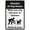Warning Sign 4, variant on Attention All Dog Owners Sign - 8"x12" Aluminum Tin Sign, Home Kitchen Wall Decor, Pet Responsibility Signage