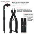 thumbnail image 5 of 23 Piece Bike Tool Kit - Bicycle Repair Tool Box Compatible - Mountain/Road Bike Maintenance Tool Set with Storage Case (Black), 5 of 5