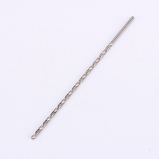 Broca helicoidal extra larga HSS de 4,5 mm y 200 mm, taladro de barrena de vástago recto