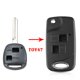 thumbnail image 1 of 2/3 Buttons Modified Flip Remote Key Shell Case Fob For Toyota Corolla Yaris Carina Camry Avensis For Lexus Toy43/toy47/toy48, 1 of 1