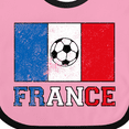 thumbnail image 4 of Inktastic French Soccer Boys or Girls Baby Bib, 4 of 4