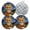 Black3963, variant on 4 PCS Pot Holders for Kitchen,Potholders Sets with Hook for Oven,Cooking,Baking,Beach At Dusk With Golden Sun