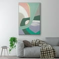 thumbnail image 2 of Merge Left Framed Premium Gallery Wrapped Canvas - Ready to Hang - 27 x 41 - White Floating Frame, 2 of 9