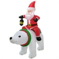 thumbnail image 2 of Christmas Toys Ring Outdoor or Indoor Decor Inflatable Game Santa Toss Inflatable Toy, 2 of 7