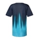 thumbnail image 5 of ICHUANYI Clearance Women Fashion Casual Print Round Neck Loose Short Sleeve T-shirt Top Blouse Pullover(Blue, S) ICHUANYI WER2023080709165, 5 of 5