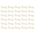 thumbnail image 1 of Shisuyan 30 Pcs Mots de Famille Étiquette Décorative en Bois, 1 of 8