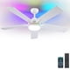 thumbnail image 1 of Ventilador de techo Kviflon 132 cm con luces y mando a distancia RGB, 1 of 9