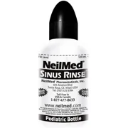 NeilMed Pediatric Sinus Rinse Kit, Nasal Irrigator, Congestion and Allergy Relief 1 Bottle + 60 Premixed Saline Packets, babies and toddlers