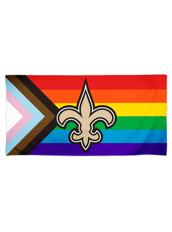 WinCraft New Orleans Saints 30'' x 60'' Pride Spectra Beach Towel