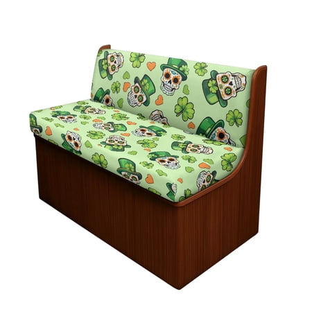 XYZCANDO RV Dining Chair Seat Covers Compatible with Camper Home Camper Seat Cushion Slipcovers for RV Sofa Booth Seats Protective Lucky Hat Skull Design