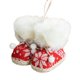 thumbnail image 2 of Adornos navideños, adornos navideños, regalos navideños, adornos navideños, adornos para el árbol de Navidad, colgantes de botas navideñas, adornos interesantes, adornos de botas de lana, 2 of 3