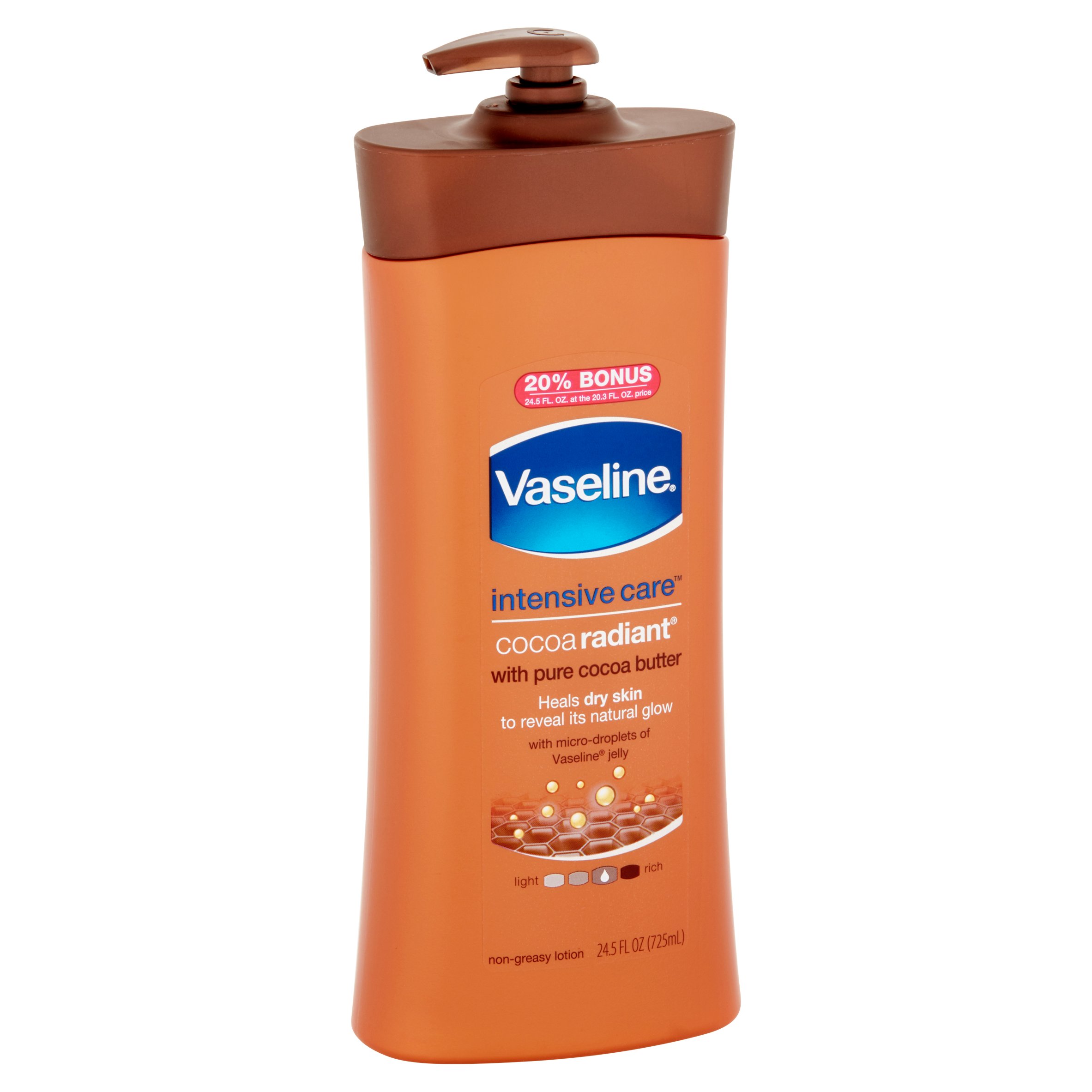 Vaseline Lotion Total Moisture, Cocoa Radiant. 24.5 Fl Oz